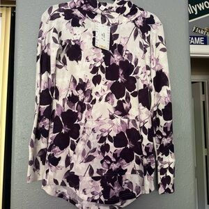 NWT LuLaRoe Amber Hoodie XS Purple Floral